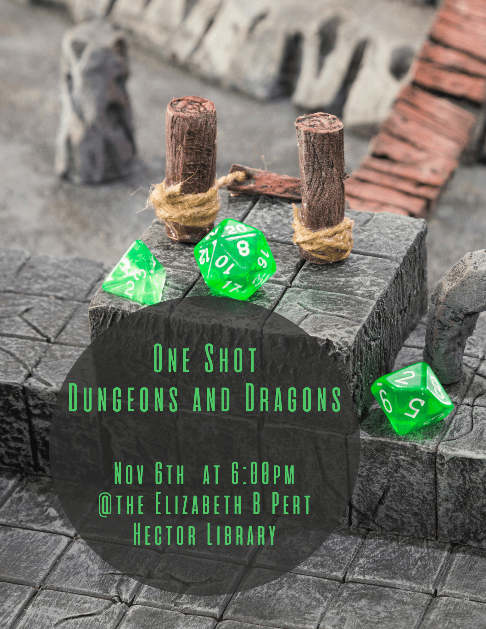 Dungeons and Dragons flyer