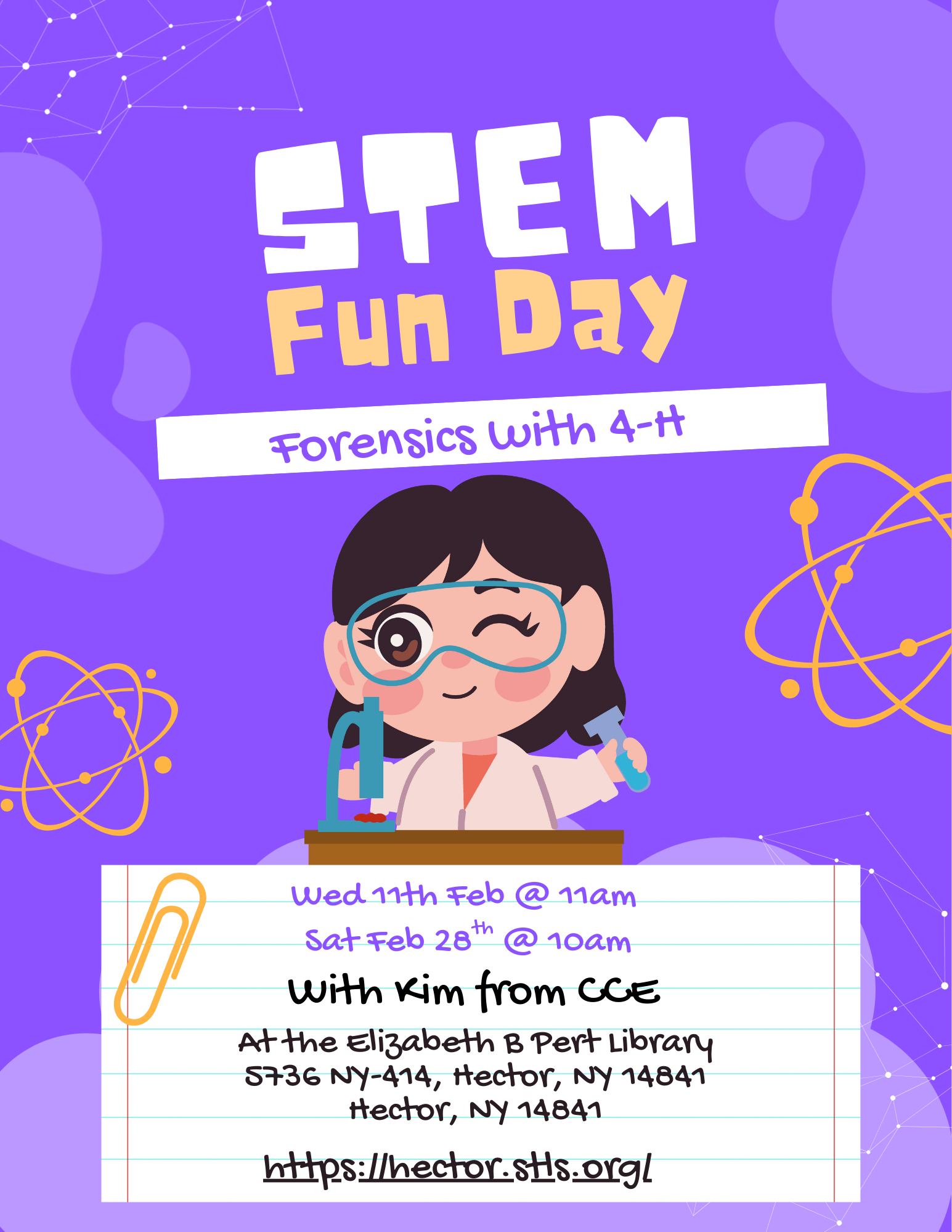 Forensics for youth flyer